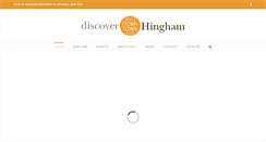 Desktop Screenshot of discoverhingham.com